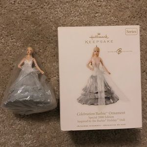 Celebration Barbie Ornament